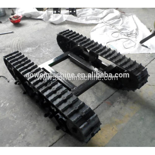 Steel Track Crawler chassis undercarriage hydraulic systems from 0.5TONS to 12TONS